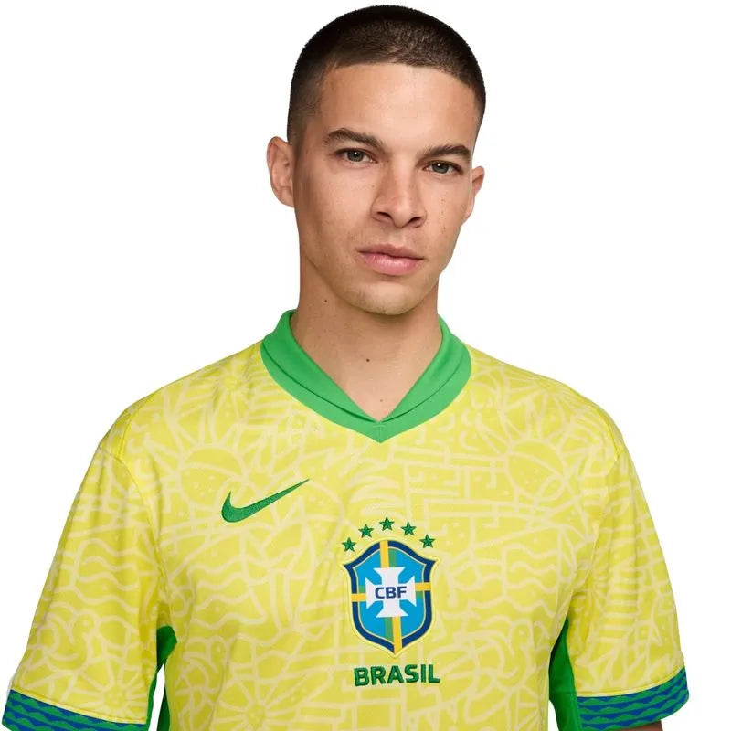 Camisa Nike Brasil Oficial I Torcedor Pro Masculina